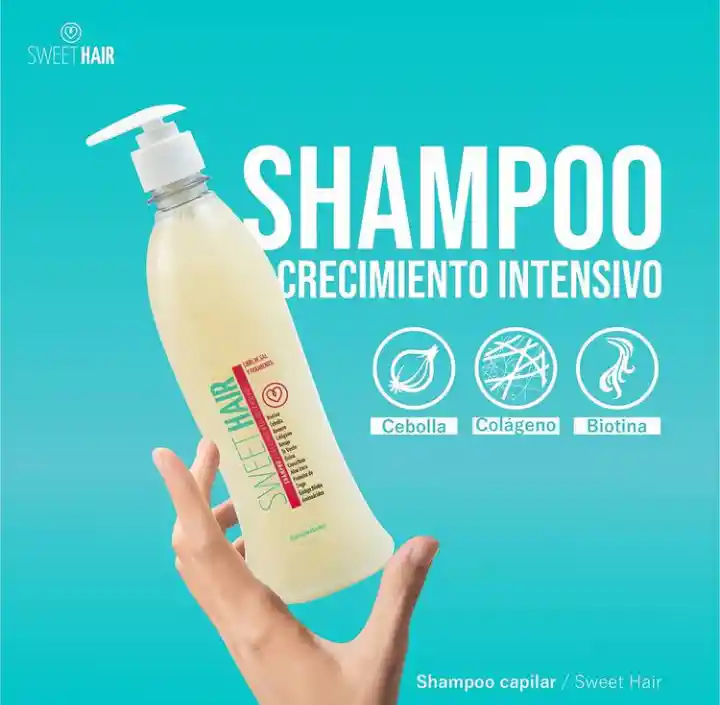 Shampoo para caida extrema y crecimiento tiempo record