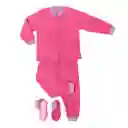 Pijama Niña Térmica Polar Fucsia Talla 04