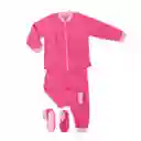 Pijama Niña Térmica Polar Fucsia Talla 04