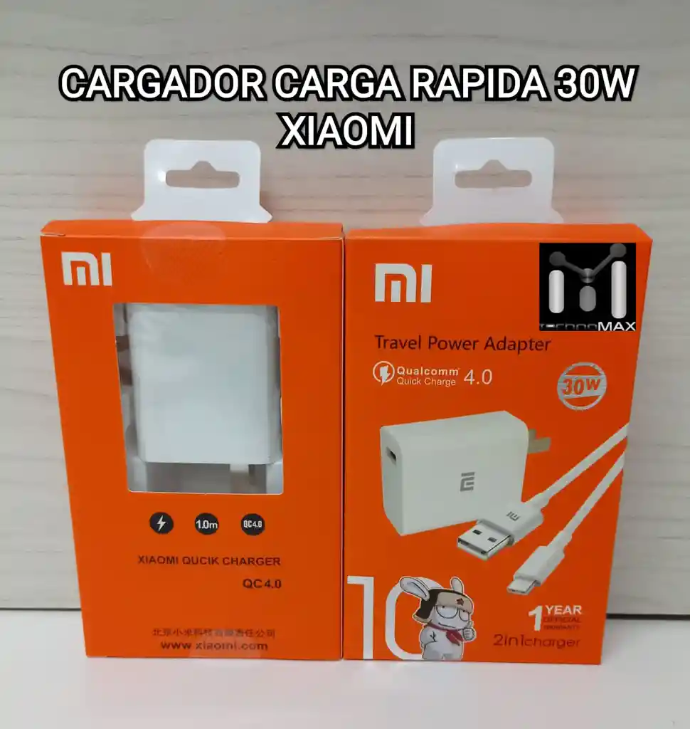 Xiaomi Cargador Carga Rapida 30W Original