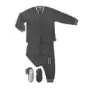   Pijama Niño Térmica Polar Gris Oscuro Talla 06