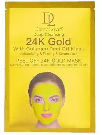 GOLD Mascarilla Con Colageno 24K Caja Po