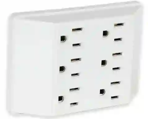 Multitoma Regleta Extensión Electrica 6 Tomas De Pared