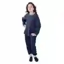 Pijama Niña Térmica Polar Azul Oscuro Talla 06