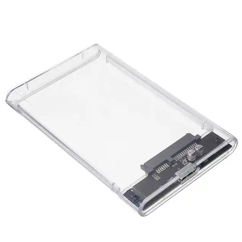 Caja Externa Disco Hdd O Ssd Sata 2.5 A Usb 3.0 Transparente