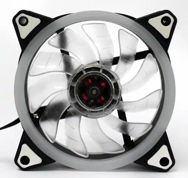 Ventilador Fan Cooler 120mm Anillo Led Multicolor Para Torre