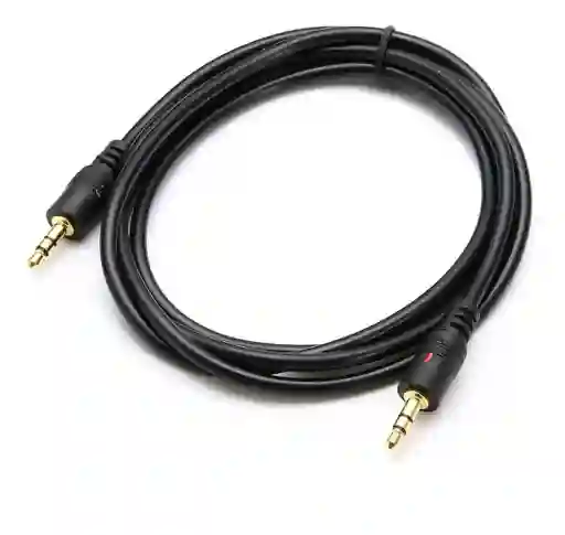 Cable Auxiliar De Audio Estéreo Plug 3.5mm 1x1 De 1.5 Metros