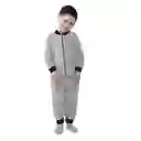 Pijama Niño Térmica Polar Gris Claro Talla 12