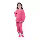 Pijama Niña Térmica Polar Fucsia Talla 12