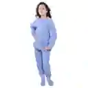 Pijama Niña Térmica Polar Azul Hoertensia Talla 12