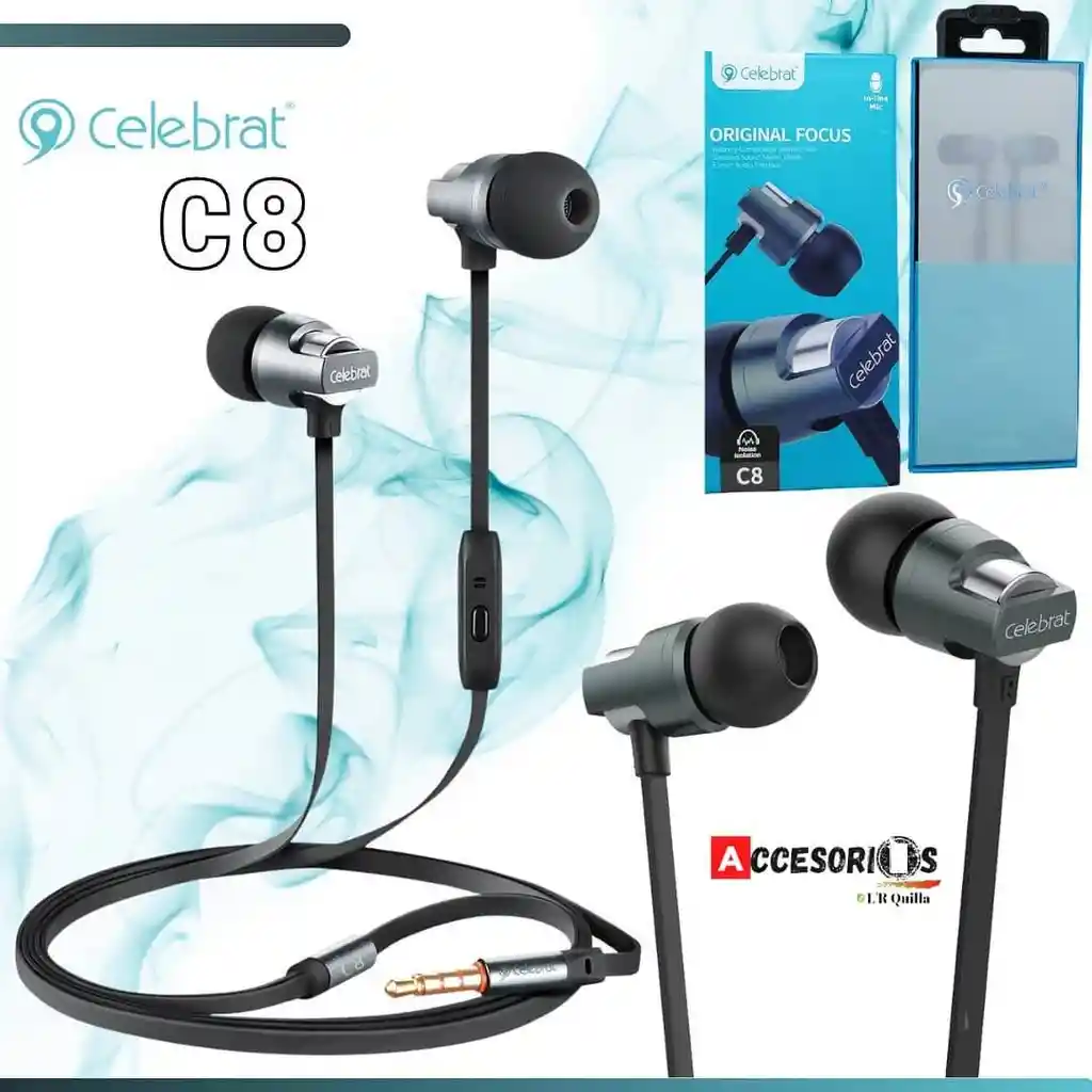 Audifonos C8 Celebrat/originales