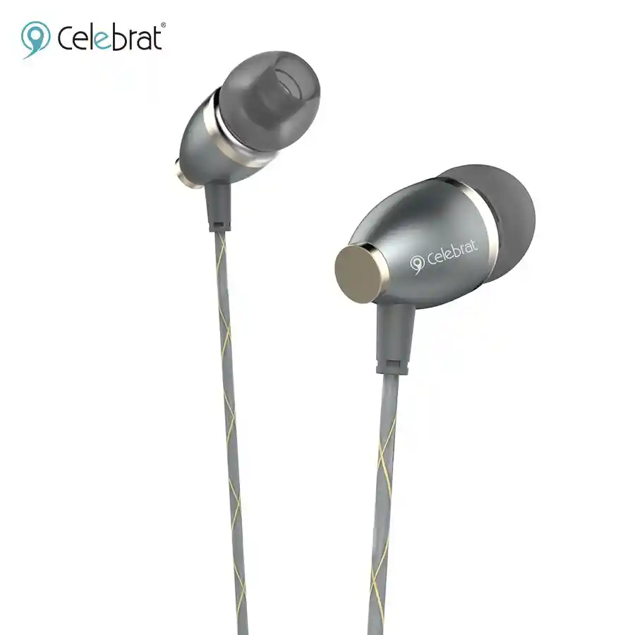 Audifonos Celebrat C3/gris Con Dorado