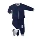 Pijama Niño Térmica Polar Azul Oscuro Talla 14