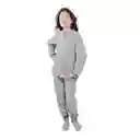 Pijama Niña Térmica Polar Gris Claro Talla 14