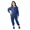 Pijama Niña Térmica Polar Azul Petroleo Talla 14