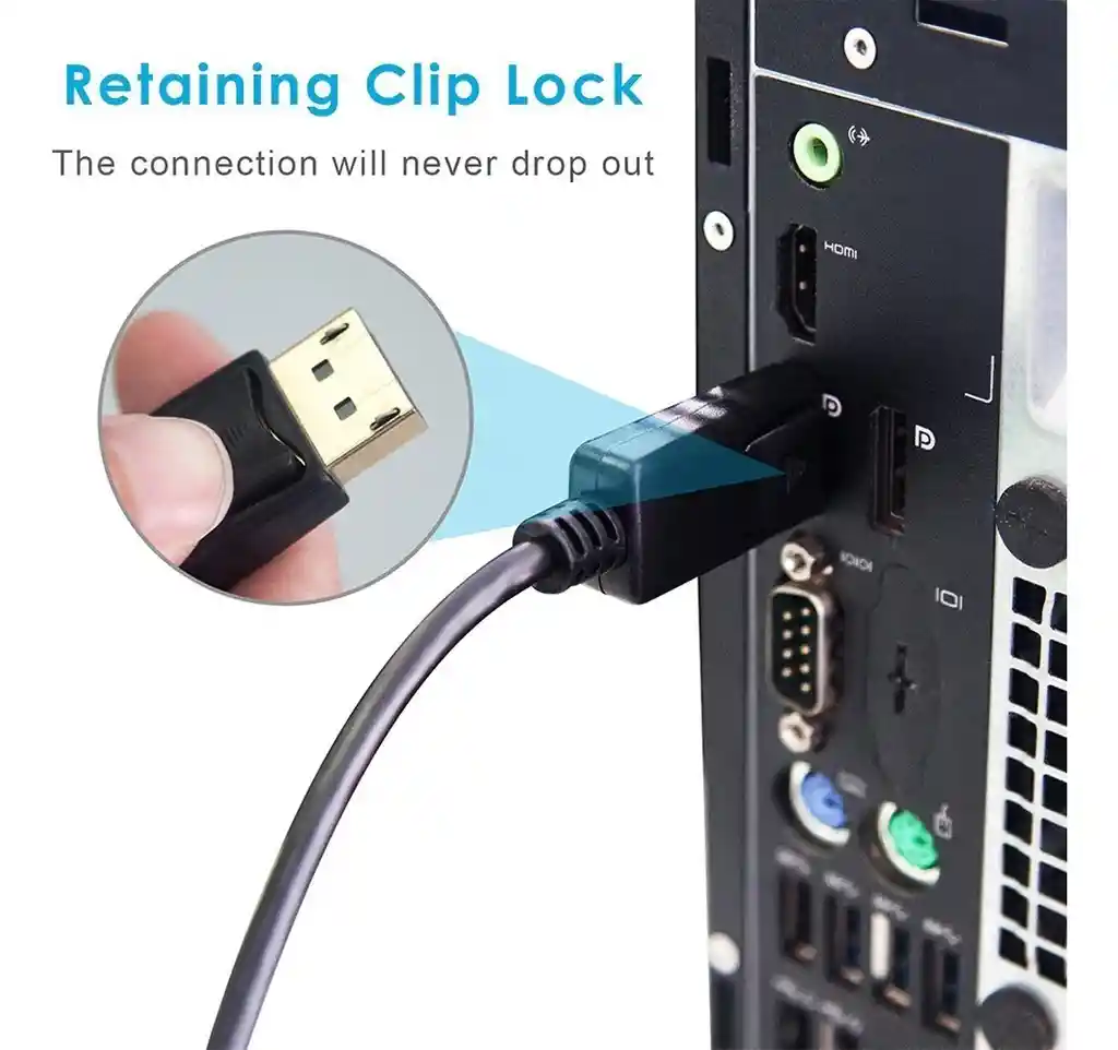 Convertidor De Display Port A Hdmi 4K