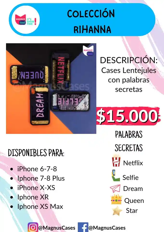 Iphone Xs Max Case Coleccion Rihana Dream