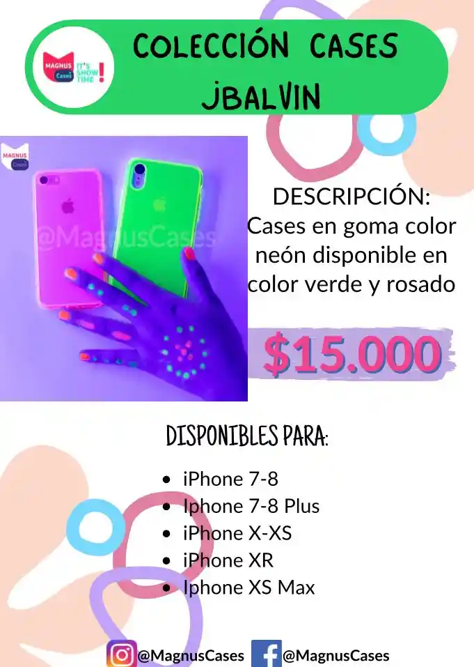 iPhoneCase Jbalvin Color Verde 7 - 8