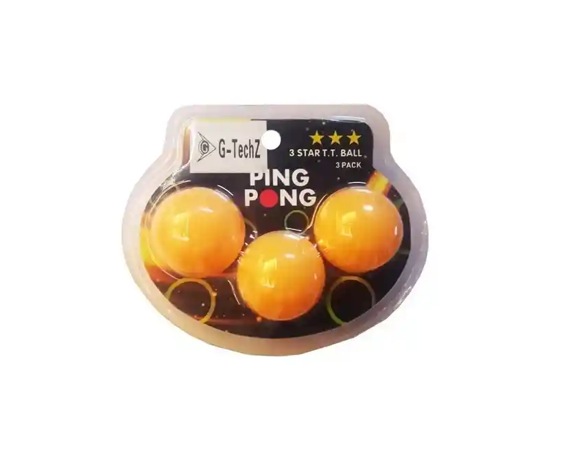 Set De 3 Pelotas 3 Star Ping Pong Tenis De Mesa Gtz