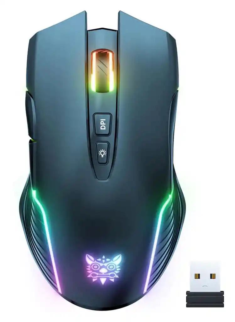 Mouse Inalambrico Cw905 Onikuma Color Negro Recargable