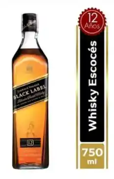 Whisky Sello Negro Botella X 750 Ml