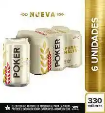 Poker Six Pack Cerveza Malta