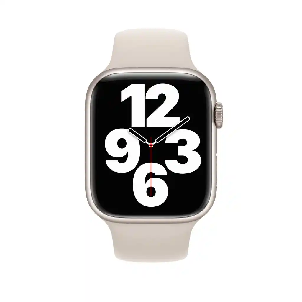 Apple Suite Correa Watch En Silicona - Color Blanco - 42/44/45 Mm