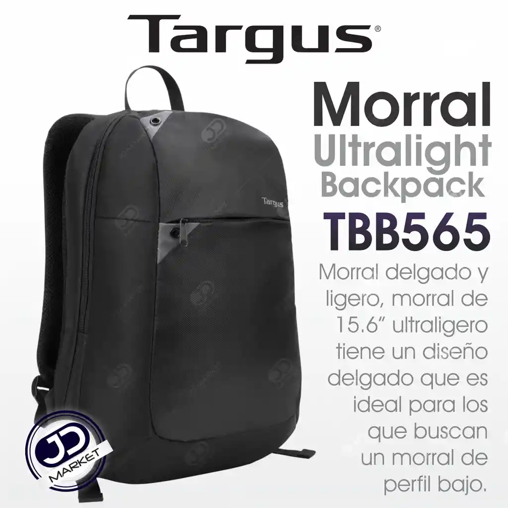 Morral Targus Ultralight Backpack Tbb565, Laptop Hasta 15.6"