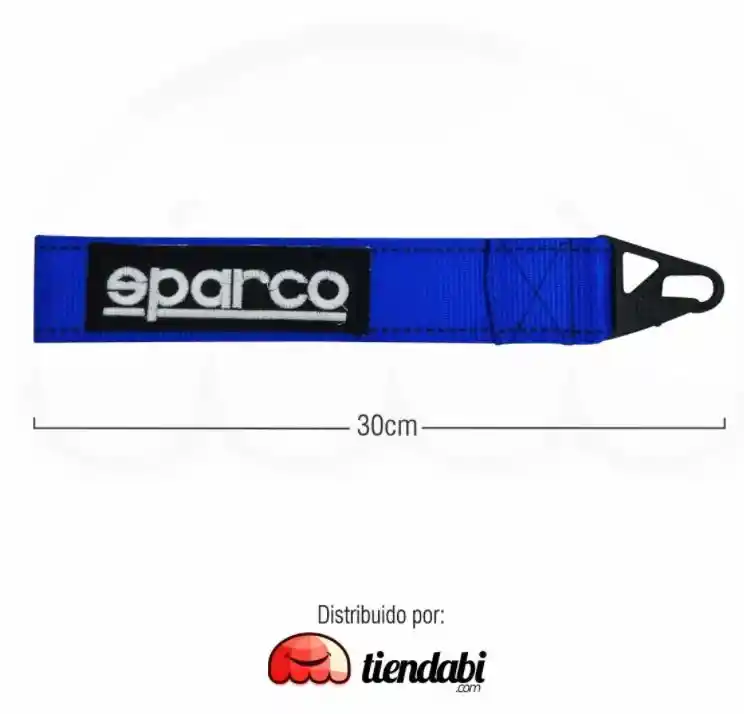 Reata De Arrastre Correa Para Carro Sparco Tuning 1 Unidad Azul