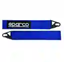 Reata De Arrastre Correa Para Carro Sparco Tuning 1 Unidad Azul