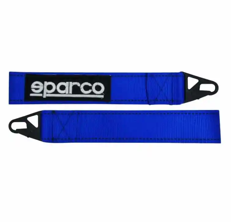 Reata De Arrastre Correa Para Carro Sparco Tuning 1 Unidad Azul