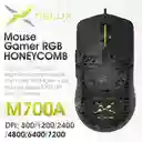 Mouse Gamer Delux M700a Rgb, Programable 7 Botones, 7200dpi NEGRO