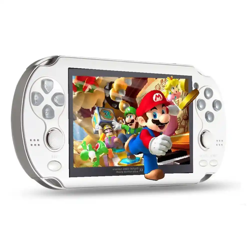 Consola Portatil Emulador De Juegos Psp Multi-funcion Mp5 - Blanca