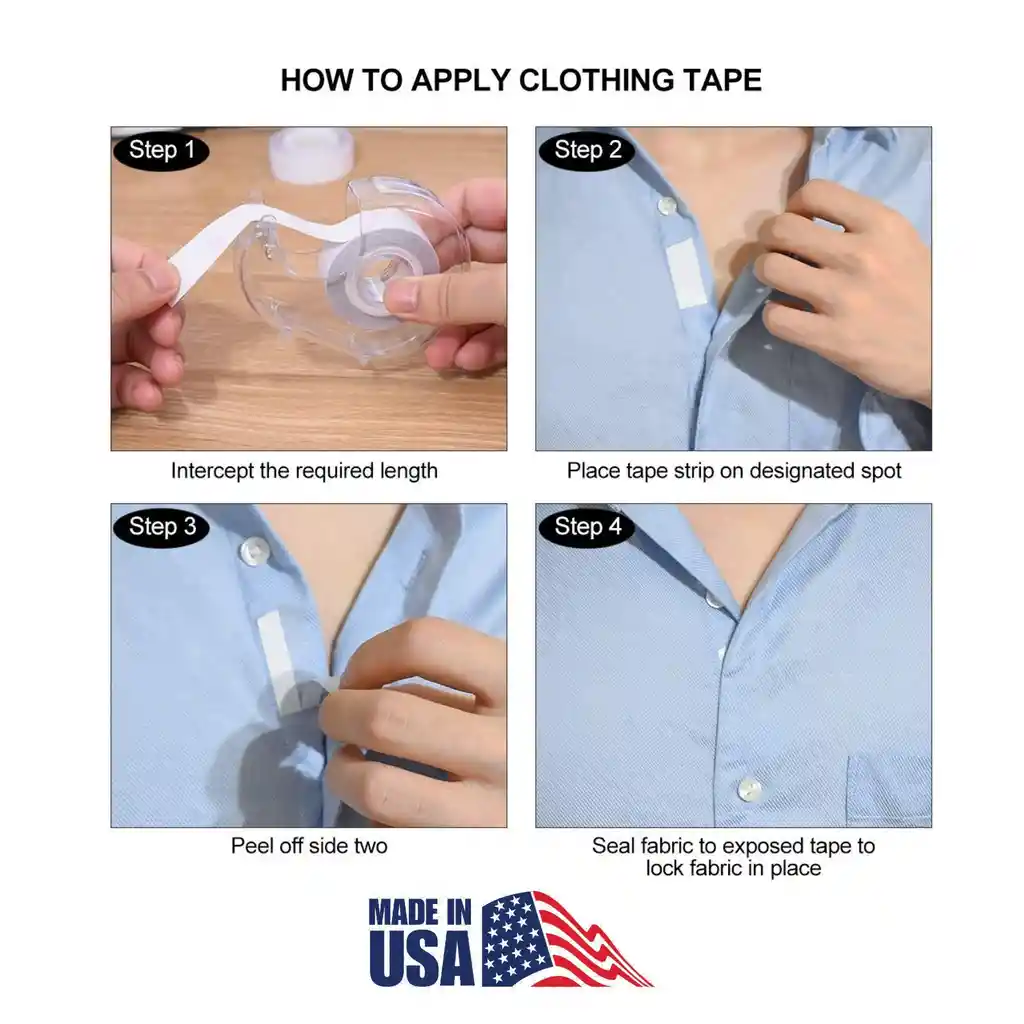 Body Tape Cinta Invisible Doble Cara Multiusos Levanta Senos