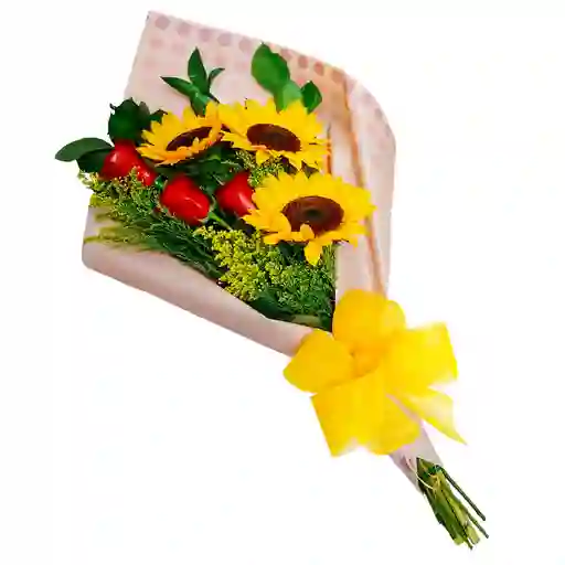 Boquet Glamour Girasoli