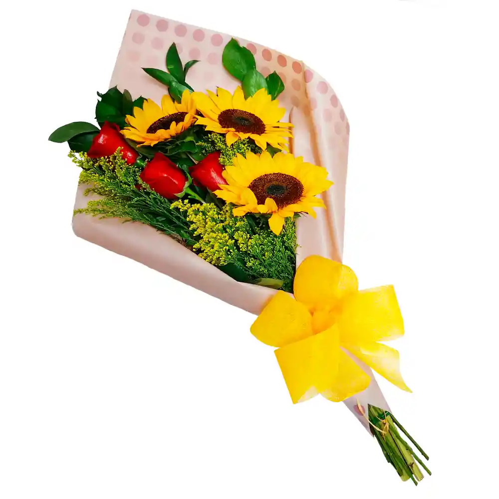 Boquet Glamour Girasoli