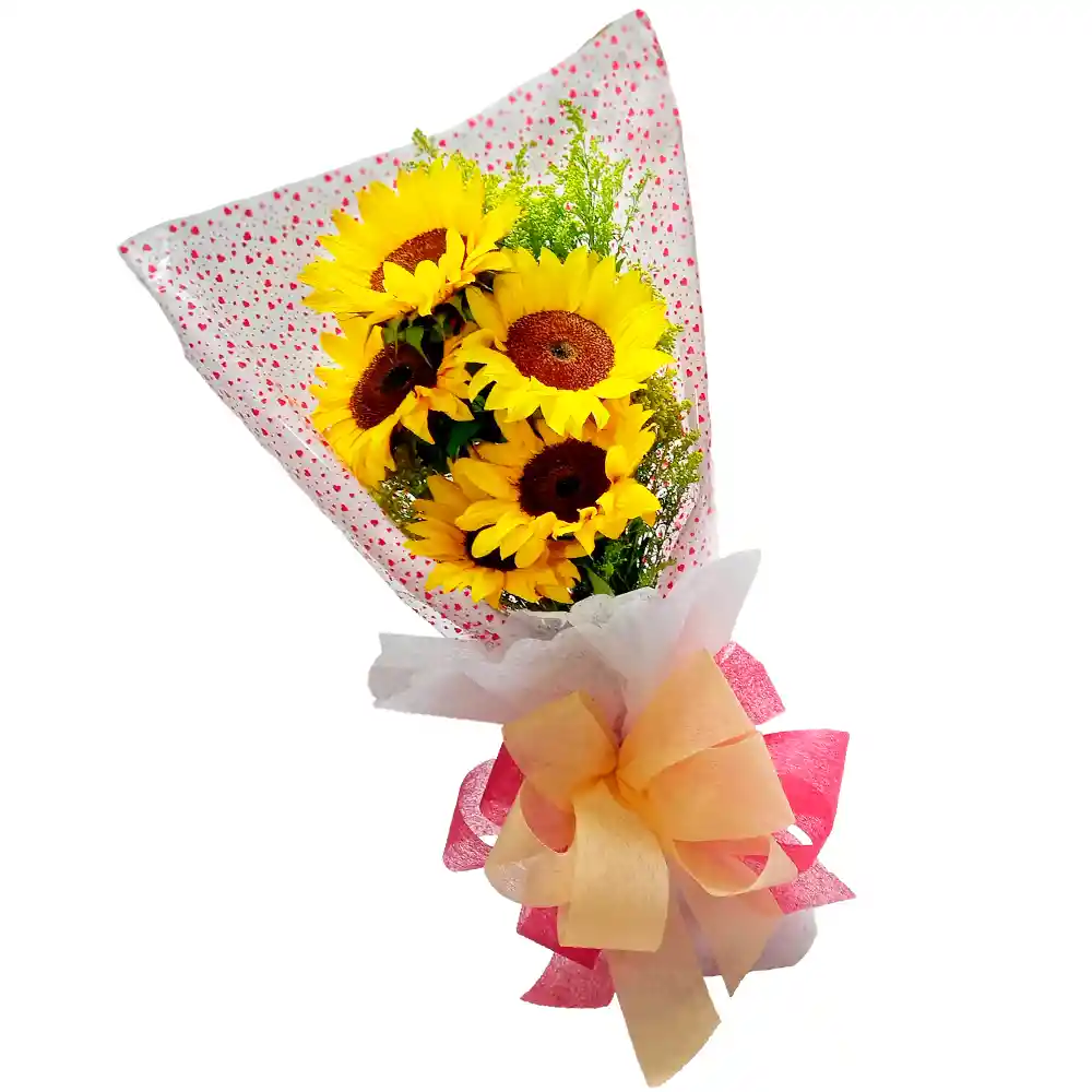 Bouquet Cuore Girasoli