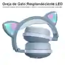 Audífonos Orejas De Gato Bluetooth Recargables Luz Led Bk1