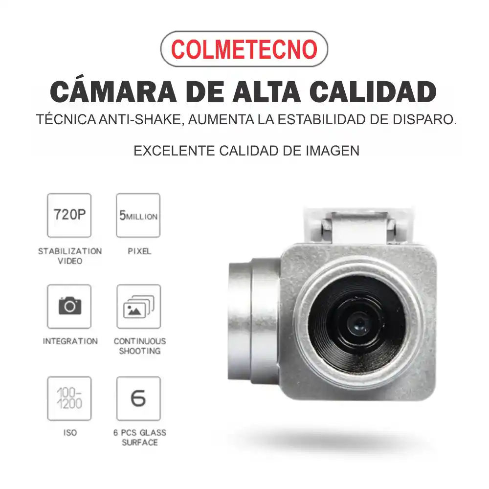 Drone Con Cámara Wifi Full Hd 720p Lf608 Control Remoto K3w - Blanco