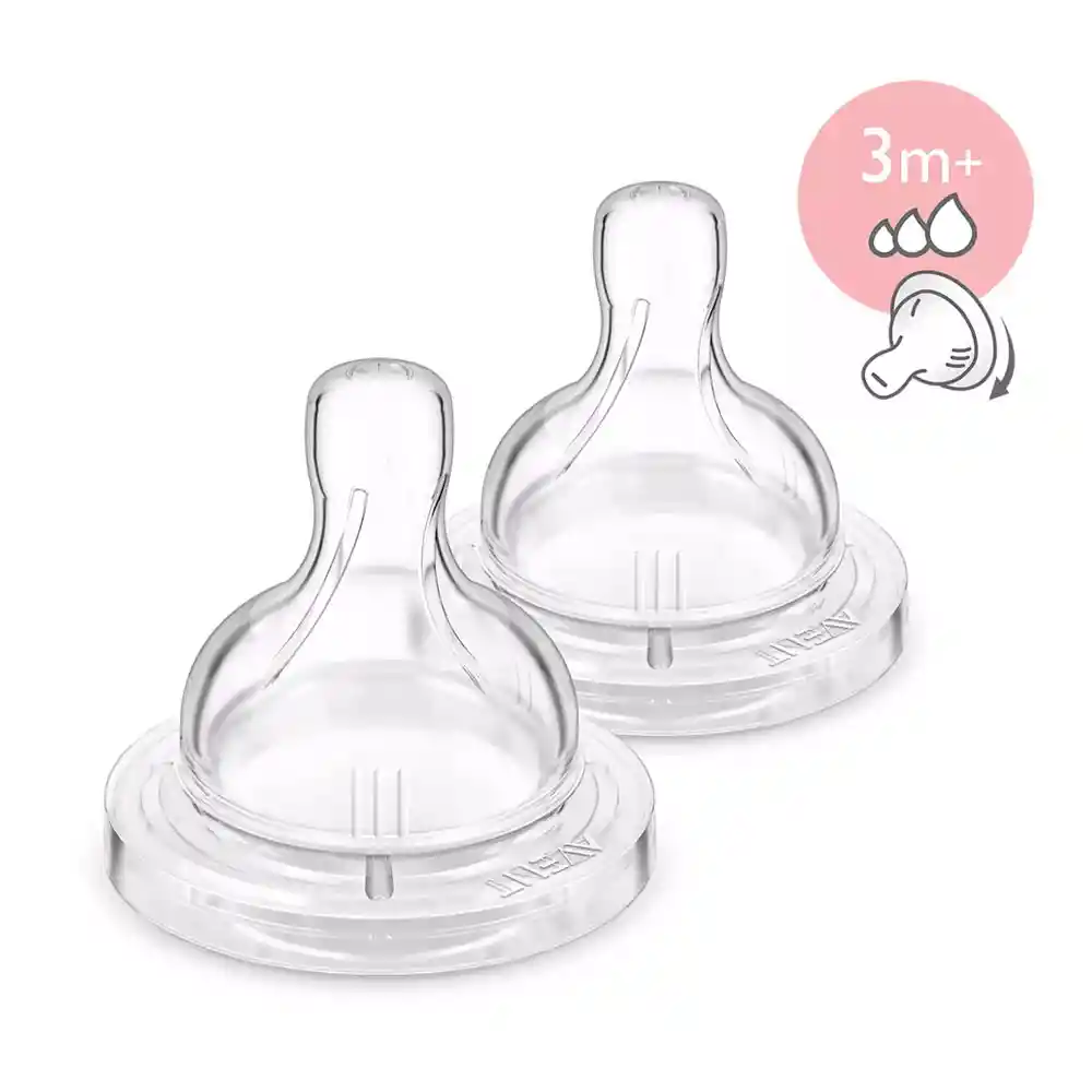 Avent Chupos Tetinas Teteros Classic Flujo Variable