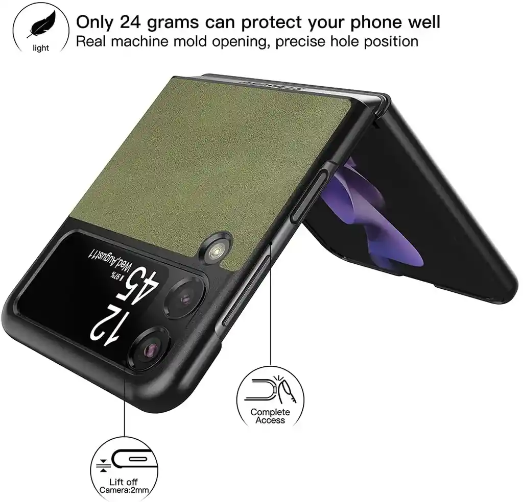 Galaxy Forro Estuche Funda Antigolpe Case Z Flip 3 5G 2021 V