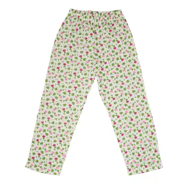 Pijama Mujer Daniela Estampada Verde Limón Talla XXL