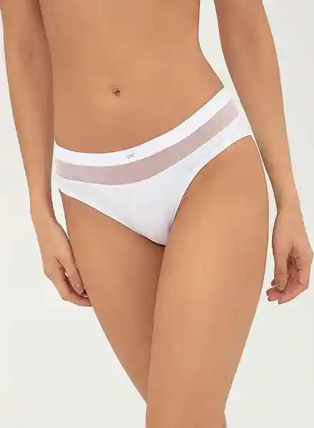 Gef Panty Cachetero Mujer Blanco Talla S 900