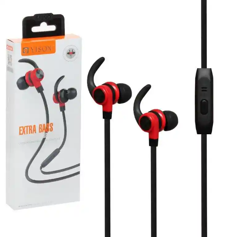 AUDIFONOS CX300 YISON/ *ROJO* /ORIGINALES