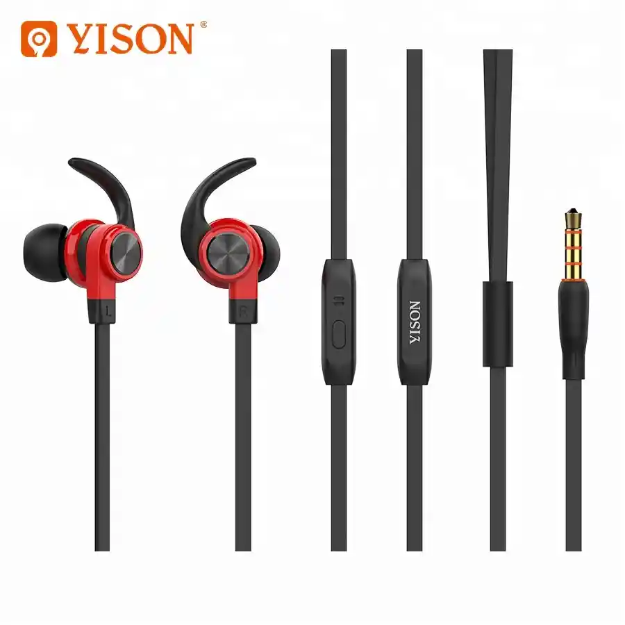 AUDIFONOS CX300 YISON/ *ROJO* /ORIGINALES