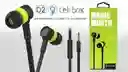 Audifonos D2 Celebrat/ *negro Con Verde* / Originales