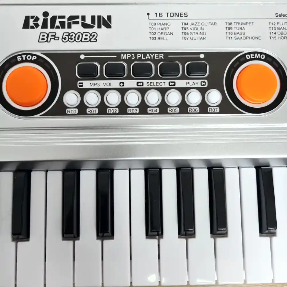 Organeta Piano Electrónico Para Niños 49 Teclas Usb Bf-530