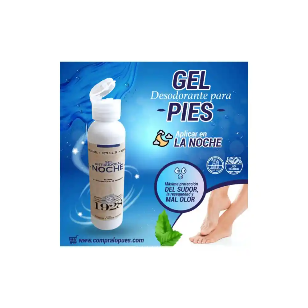 Gel desodorante para pies x1