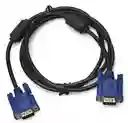 Cable De Video Vga De 1 Metro Con Doble Filtro Para Pc Monitor
