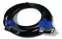 Cable De Video Vga De 1 Metro Con Doble Filtro Para Pc Monitor